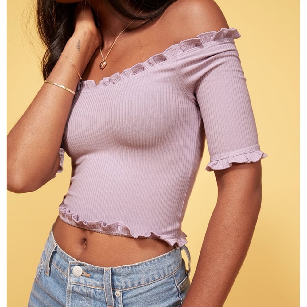 Ruffle Crop Top
